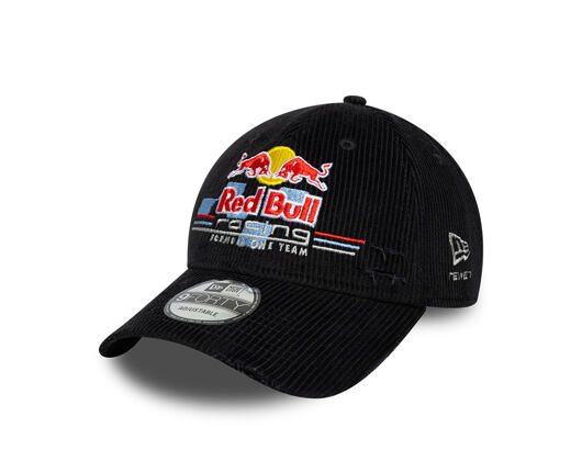 Kšiltovka New Era - F1 Distressed Cord 9FORTY - RED BULL F1 - Black