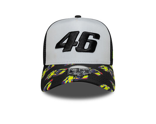 Kšiltovka New Era - Print Visor 9FORTY A-Frame Trucker - Black