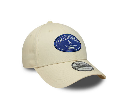 Kšiltovka New Era - MLB Patch 9FORTY - LA Dodgers - Cream