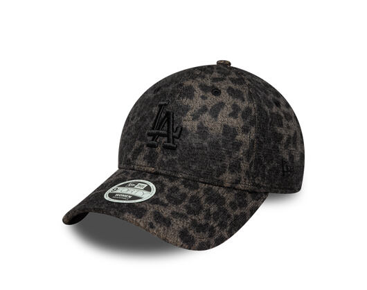 Dámská Kšiltovka New Era - MLB Cosy Leopard 9FORTY - LA Dodgers - Black