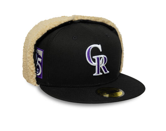 Kšiltovka New Era - MLB World Series Cooperstown Dog-Ear 59FIFTY - Colorado Rockies - Black