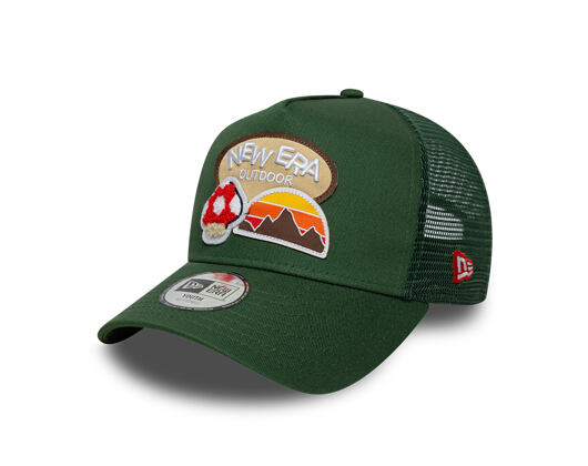 Dětská Kšiltovka New Era - Branded Outdoor 9FORTY A-Frame Trucker - Cilantro Green
