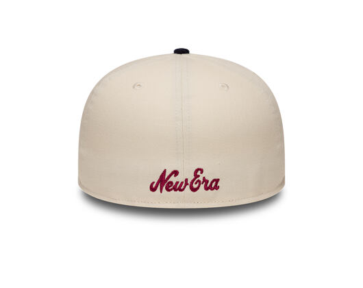 Kšiltovka New Era - Branded Patch Cord 59FIFTY - Cream / Navy