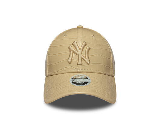 Dámská Kšiltovka New Era - MLB PU Pattern 9FORTY - NY Yankees - Stone