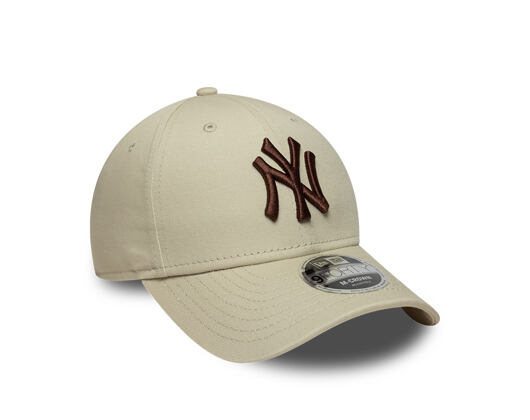 Kšiltovka New Era - MLB 9FORTY M-CROWN - NY Yankees - Stone / Deep Auburn