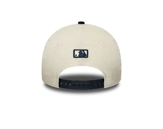 Dětská Kšiltovka New Era - MLB Cord 9FORTY M-CROWN - NY Yankees - Cream / Navy