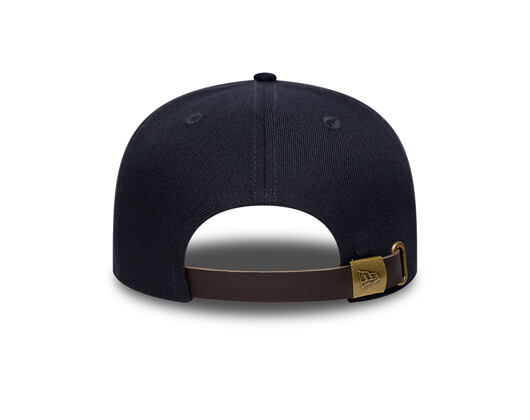 Kšiltovka New Era - Branded Suede Pre-Curved 9FIFTY - Navy