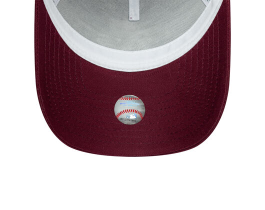 Kšiltovka New Era - MLB Essential 9FORTY A-Frame Trucker - Oakland Athletics - Burgundy