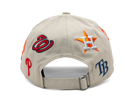 Kšiltovka New Era - MLB Grapefruit League Scatter 9TWENTY - Grapefruit League Logo - Stone