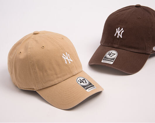 Kšiltovka 47 Brand MLB Clean Up Base Runner - NY Yankees - Khaki