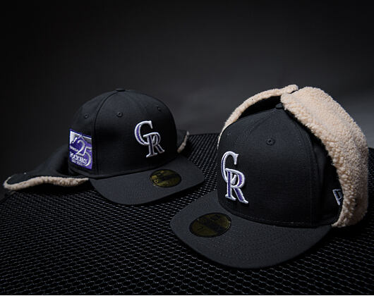 Kšiltovka New Era - MLB World Series Cooperstown Dog-Ear 59FIFTY - Colorado Rockies - Black