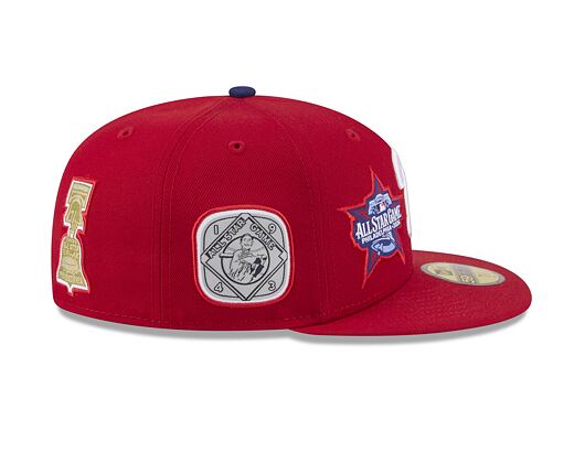 Kšiltovka New Era - MLB All Star Game 2026 59FIFTY - Philadelphia Phillies - Team Color - Scarlet
