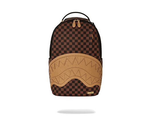 Batoh Sprayground - Embossed Check Brown Backpack