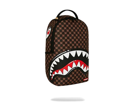 Batoh Sprayground - Sharks In Paris Wtf Bubble Brown Check Backpack