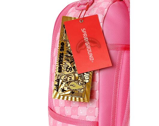Batoh Sprayground - Pink New Check Faces Backpack