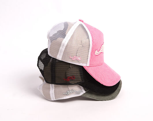 Kšiltovka Ed Hardy - Embroidery Applique Cord 5 Panel Trucker Cap - Hot Pink