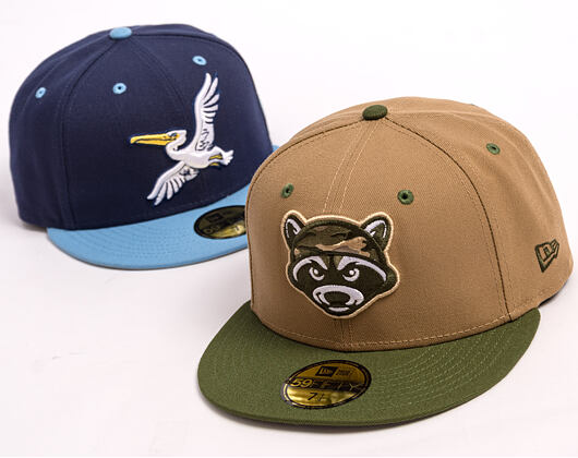 Kšiltovka New Era - MiLB Theme Nights 59FIFTY - Hudson Valley Renegades - Raccoon - Khaki / Olive