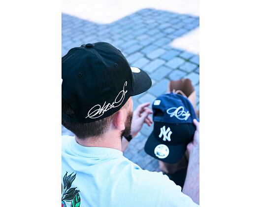 Kšiltovka New Era - MLB Side Script 9FORTY M-CROWN - Chicago White Sox - Black