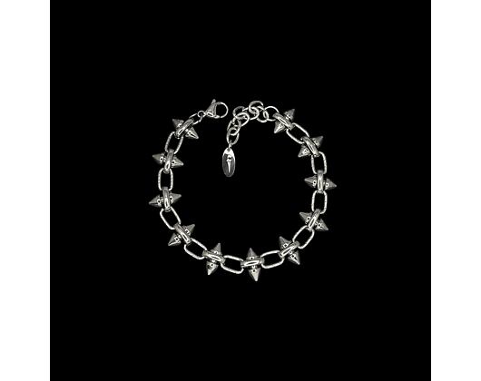 Náramek Fainz - Double Spike Bracelet - Silver