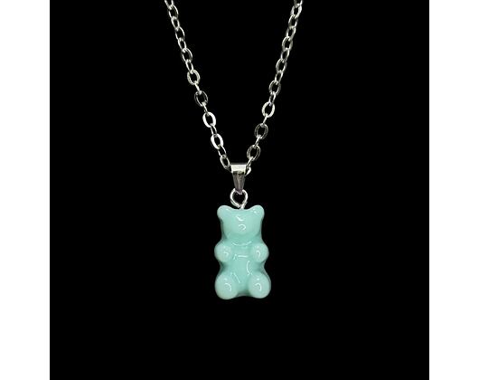 Řetízek Fainz - Mono Bear Chain - Light Blue Mono