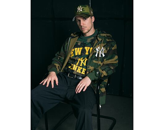 Mikina New Era - MLB 2Way Hoody - NY Yankees - Camo