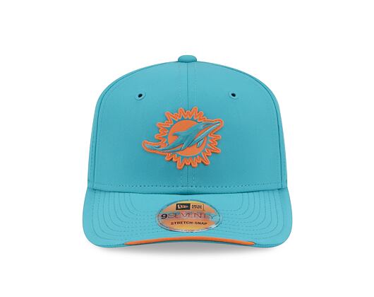 Kšiltovka New Era - NFL 2026 Sideline 9SEVENTY Stretch-Snap - Miami Dolphins - Team Color