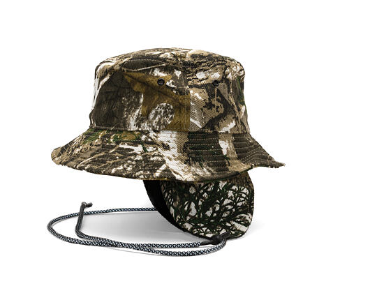 Klobouk Kangol - Interlock Earfap Bucket - Nature Camo