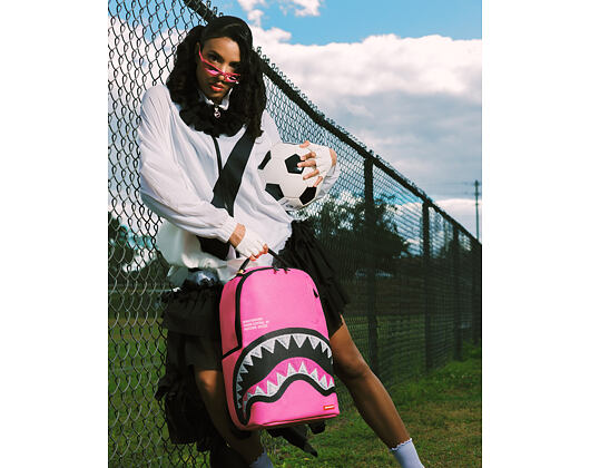 Batoh Sprayground - Shark Central Pink Embroidered Shark Backpack