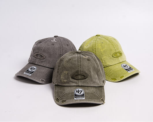 Kšiltovka Oakley - ‘47 Reserve Distressed Cap - Deep Olive