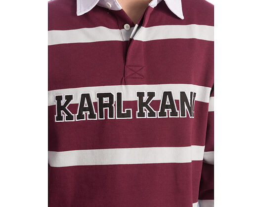 Triko Karl Kani - College Stripe Boxy Rugby Shirt