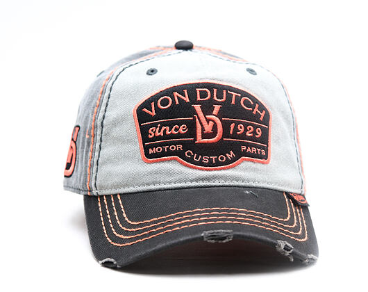 Kšiltovka Von Dutch - Baseball - Embroidery - White / Navy