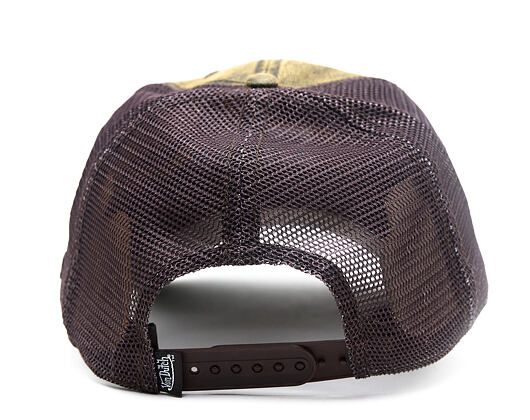 Kšiltovka Von Dutch - Baseball - Coated Cotton Patch - Green