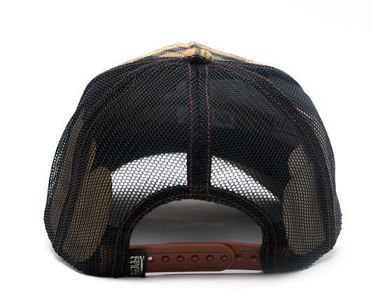 Kšiltovka Von Dutch - Baseball - Checkered Patch - Brown