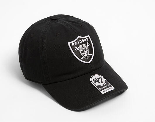 Kšiltovka '47 Brand - NFL CLEAN UP - Las Vegas Raiders - Black