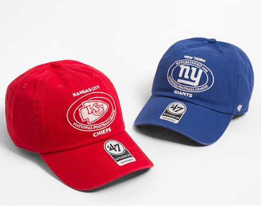 Kšiltovka '47 Brand - NFL Circle Tone CLEAN UP - Kansas City Chiefs - Red