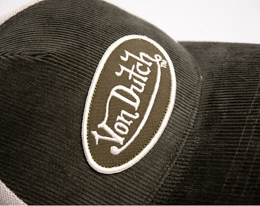 Kšiltovka Von Dutch - Baseball - Corduroy Patch Premium - Green