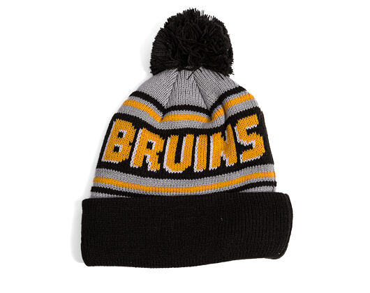 Kulich New Era - NHL Evergreen Wordmark Pom Medium Knit - Boston Bruins - Team Color