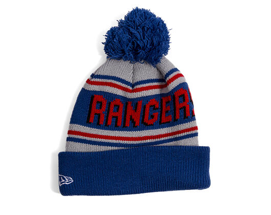 Kulich New Era - NHL Evergreen Wordmark Pom Medium Knit - NY Rangers - Team Color