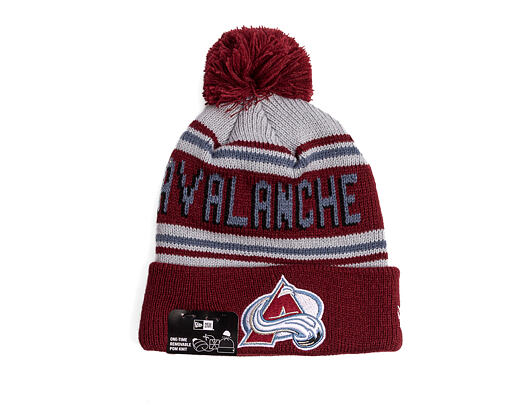 Kulich New Era - NHL Evergreen Wordmark Pom Medium Knit - Colorado Avalanche - Team Color