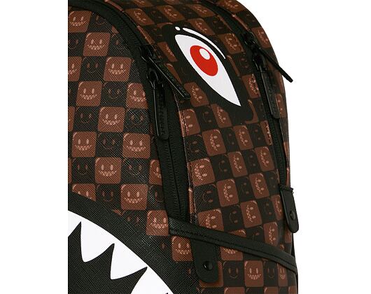 Batoh Sprayground - Sharks In Paris Wtf Bubble Brown Check Savage Backpack