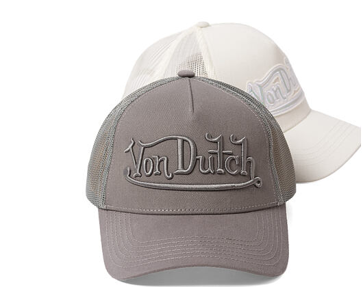 Kšiltovka Von Dutch - 3D Embroidery Logo Baseball - Taupe