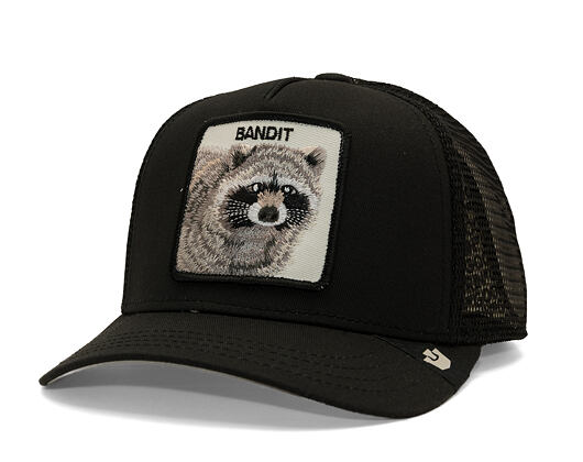 Dětská kšiltovka Goorin - Bandit (all Black) - Raccoon - Black