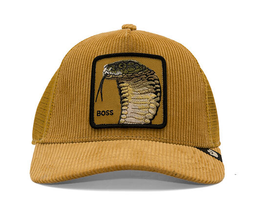 Kšiltovka Goorin - Corduroy Boss - Snake - Amber