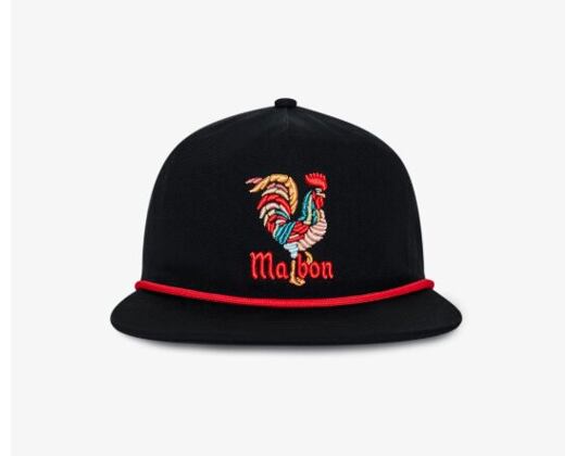 Kšiltovka Malbon - Rooster Snapback - Black
