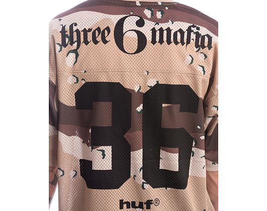Dres Huf - Three 6 Mafia Football Jersey - Camo