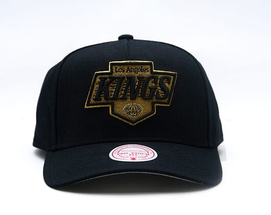 Kšiltovka Mitchell & Ness - NHL Black And Gold Pro Snapback - Los Angeles Kings - Black