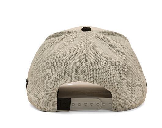 Kšiltovka Capslab - Looney Tunes Trucker - Bugs Bunny Line Art Suede Visor - Off White / Black
