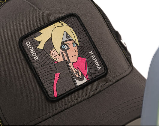 Kšiltovka Capslab - Boruto Trucker - Boruto Karma - Olive / Black