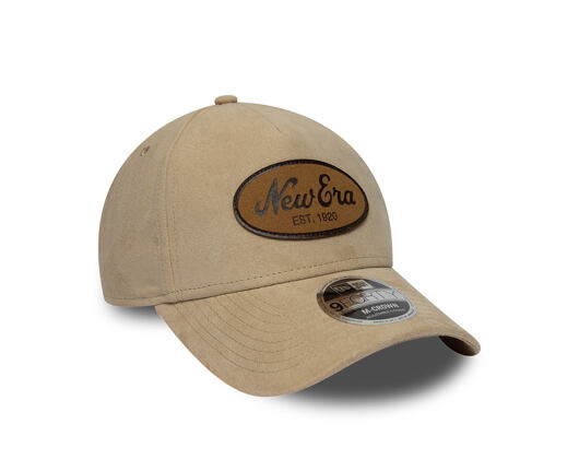 Kšiltovka New Era - Branded Faux Suede 9FORTY M-CROWN - Stone