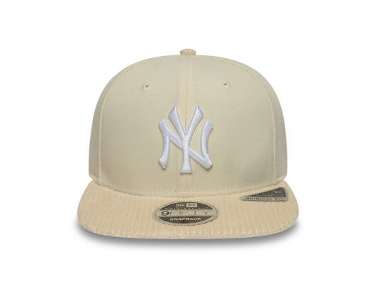 Kšiltovka New Era - MLB Cord Visor 9FIFTY Original Fit - NY Yankees - Cream